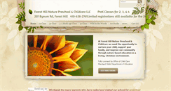 Desktop Screenshot of fhnaturepreschool.com